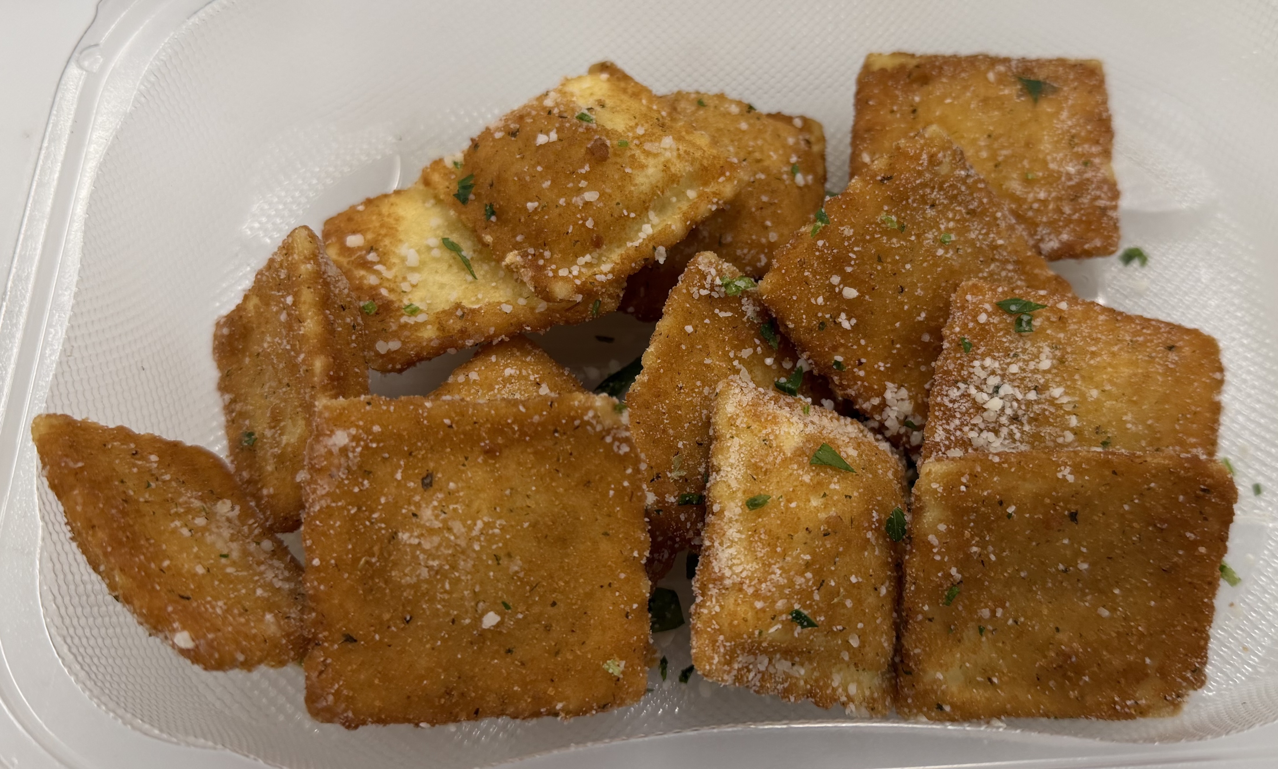 Breaded Raviolis.
