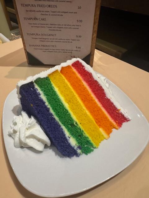 Rainbow Layer Cake.