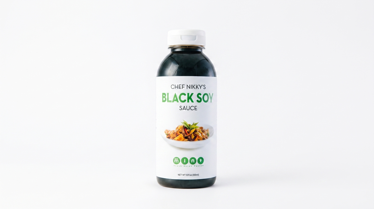 Bottle of Black Soy Sauce.