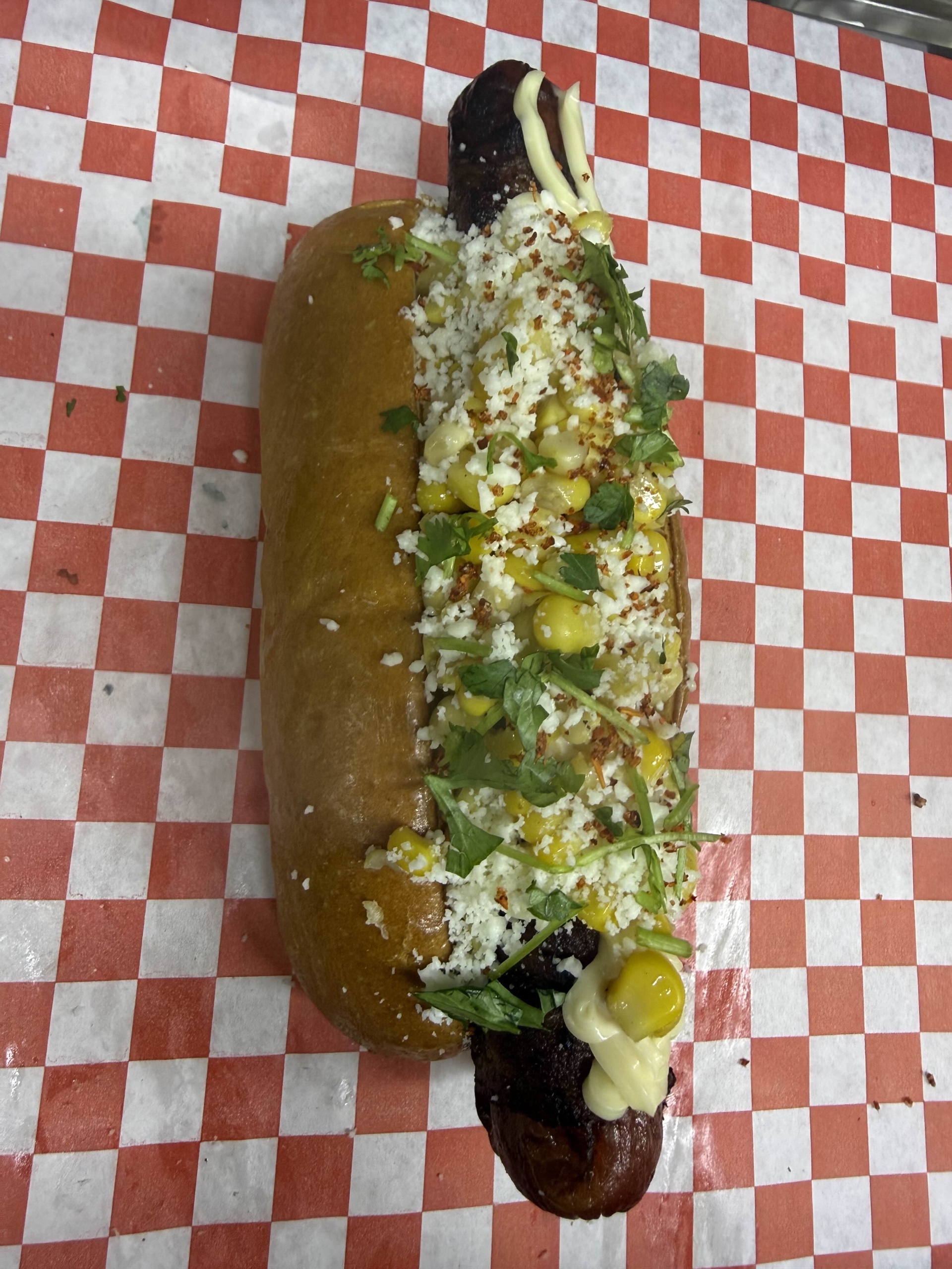 Elote Dog (Perro Caliente con Elote).