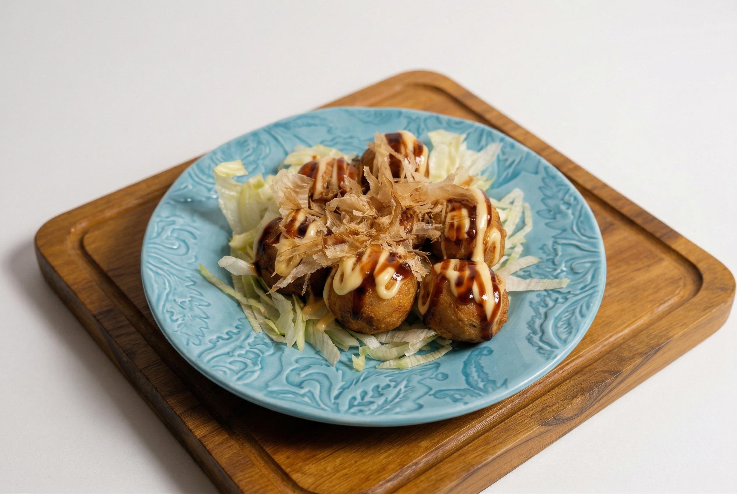 香炸章鱼丸Reren Takoyaki (7 pcs).