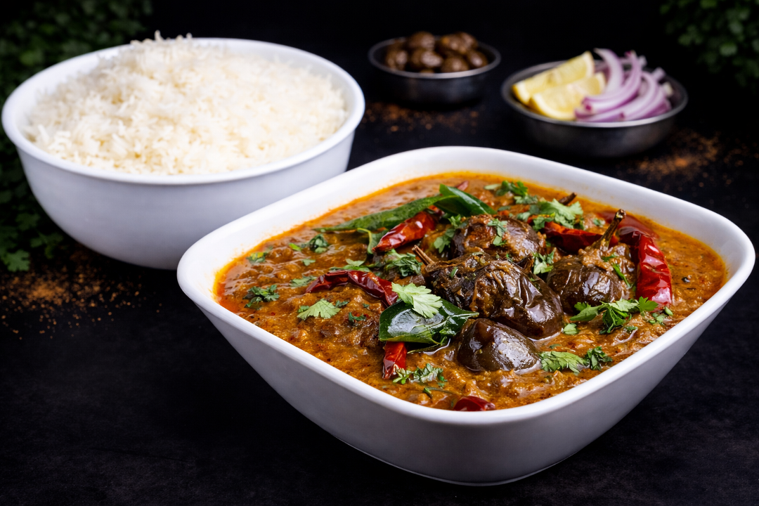 Pennadu Vankaya Curry (Eggplant Curry).