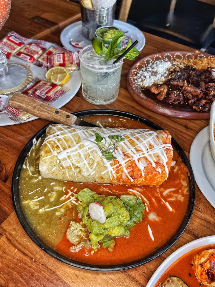 Wet Burrito Plate.