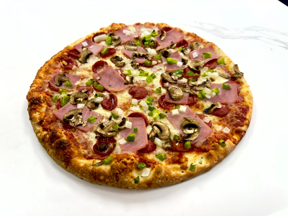 Extra Large Special Pizza.