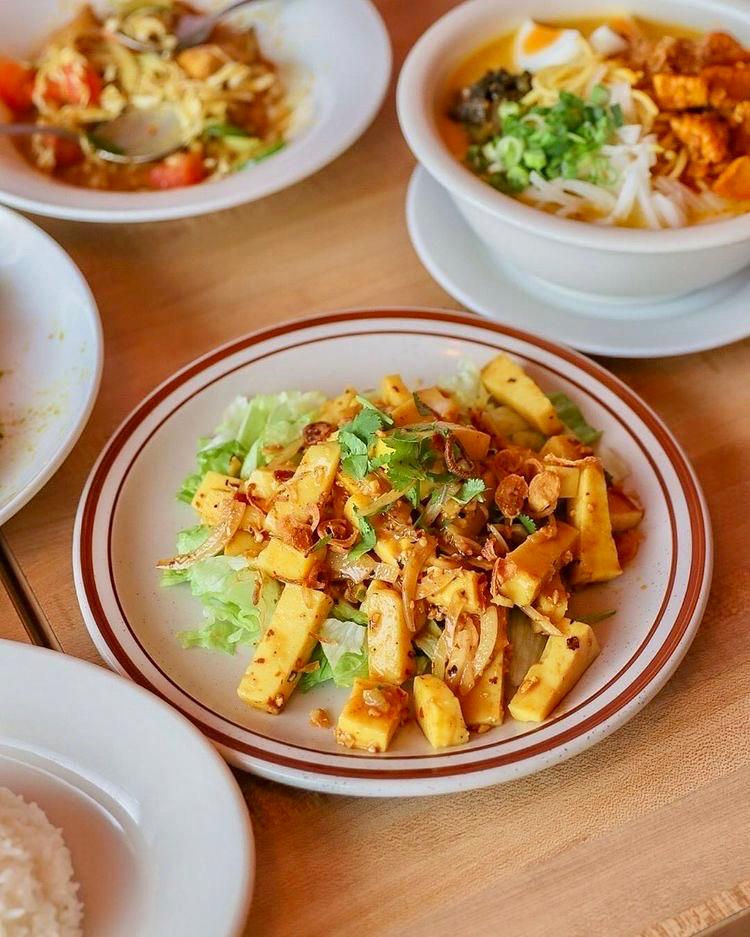 Chickpea Tofu Salad.