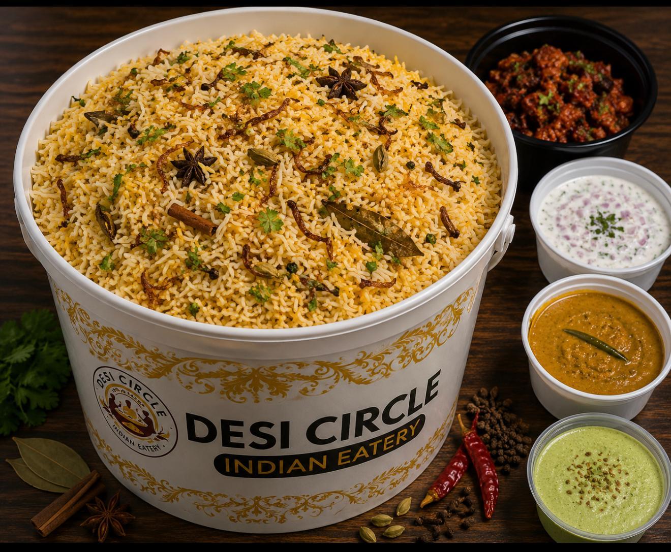 Mutton Pulao Bucket.