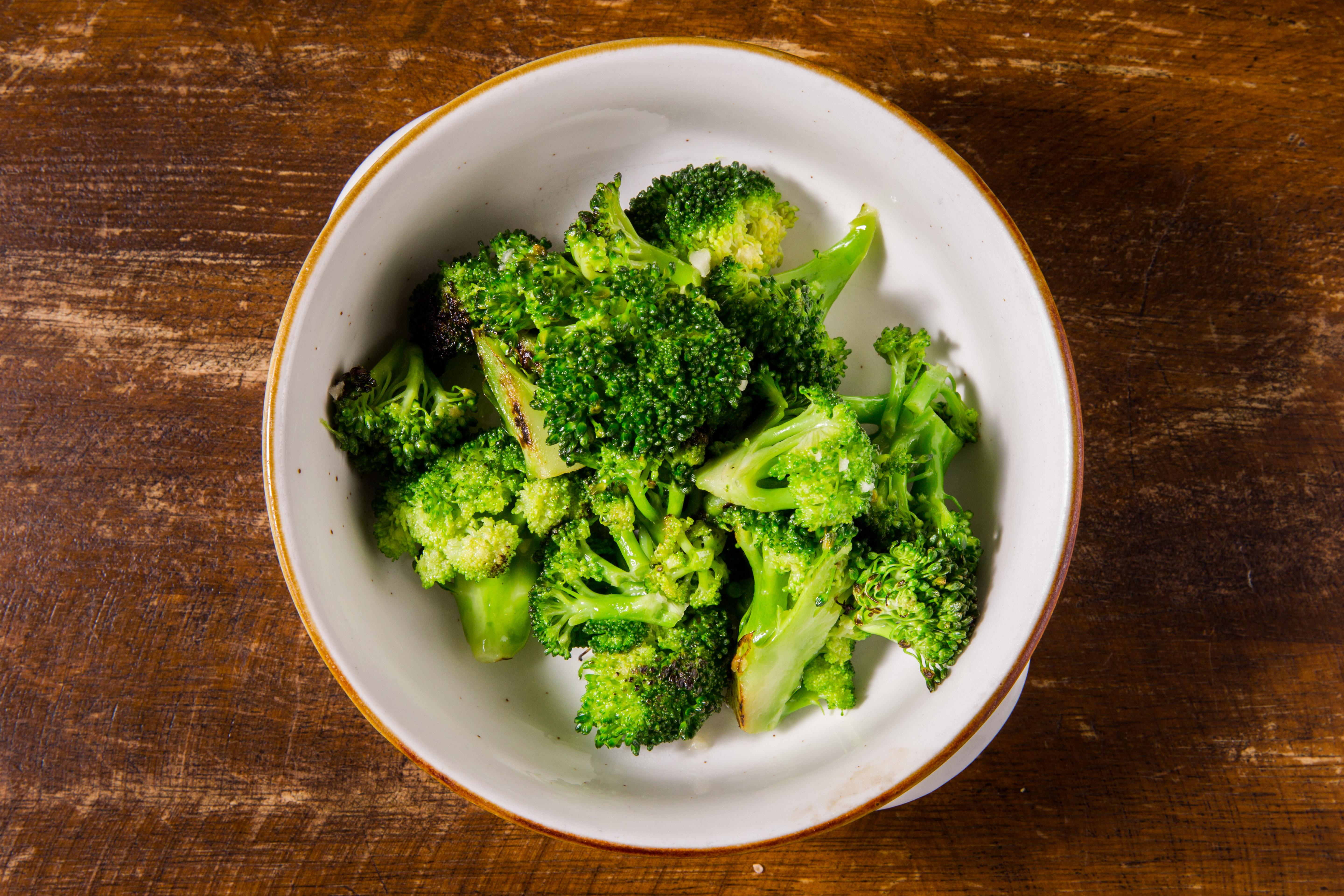 Garlic-Sautéed Broccoli.