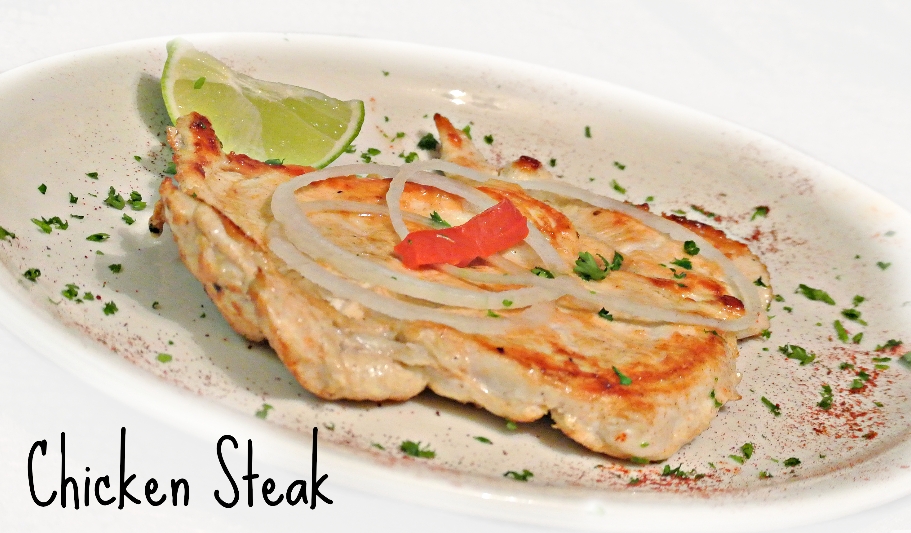 Chicken Steak Lunch.