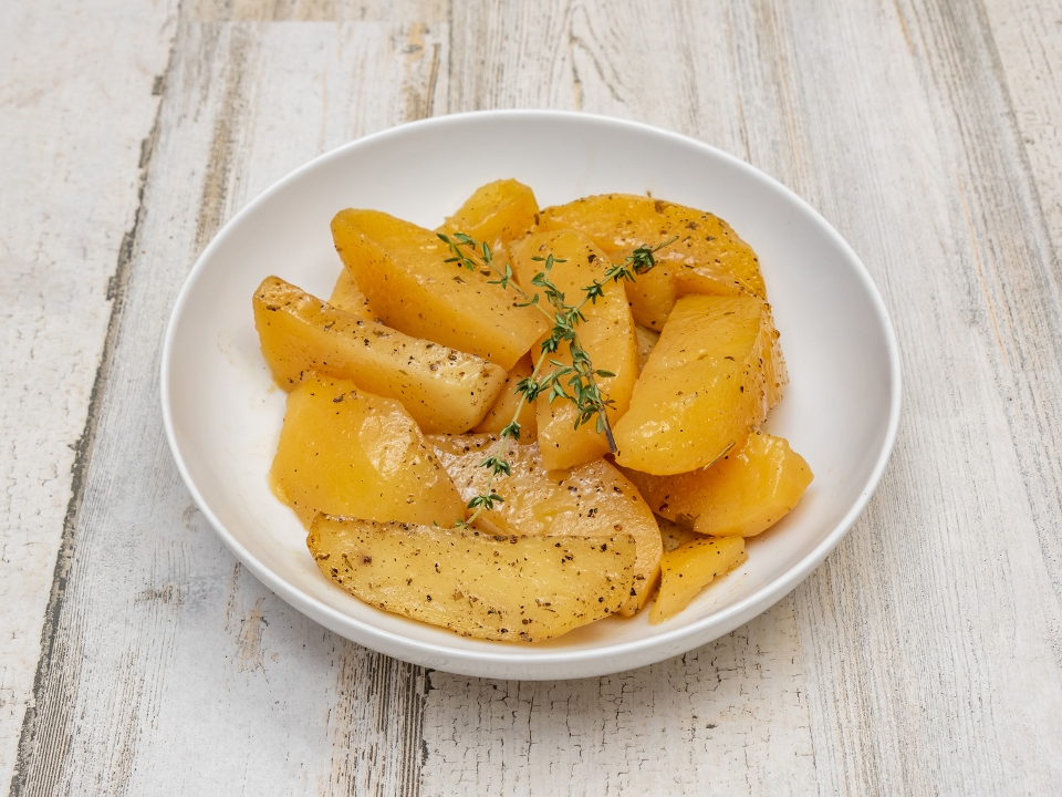 Greek Lemon Potatoes.