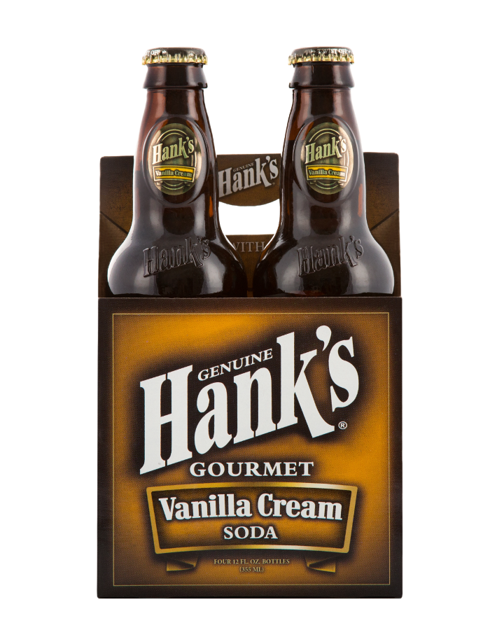 4-Pack Bottles Hanks Vanilla Cream.
