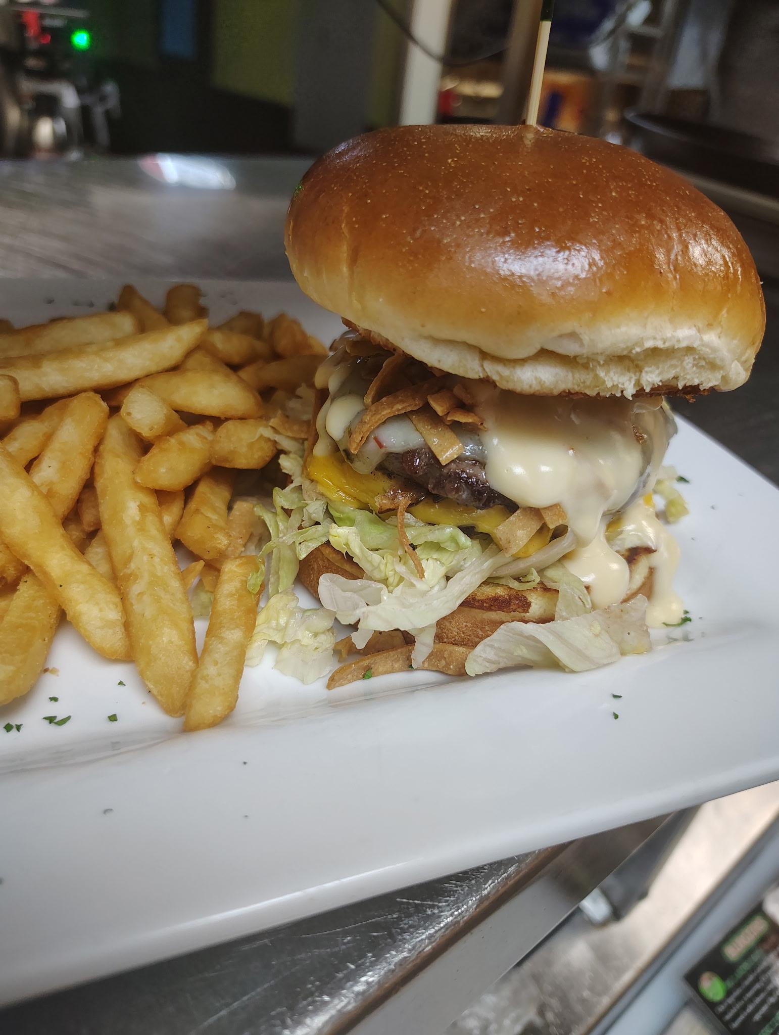 Triple Nacho Burger.
