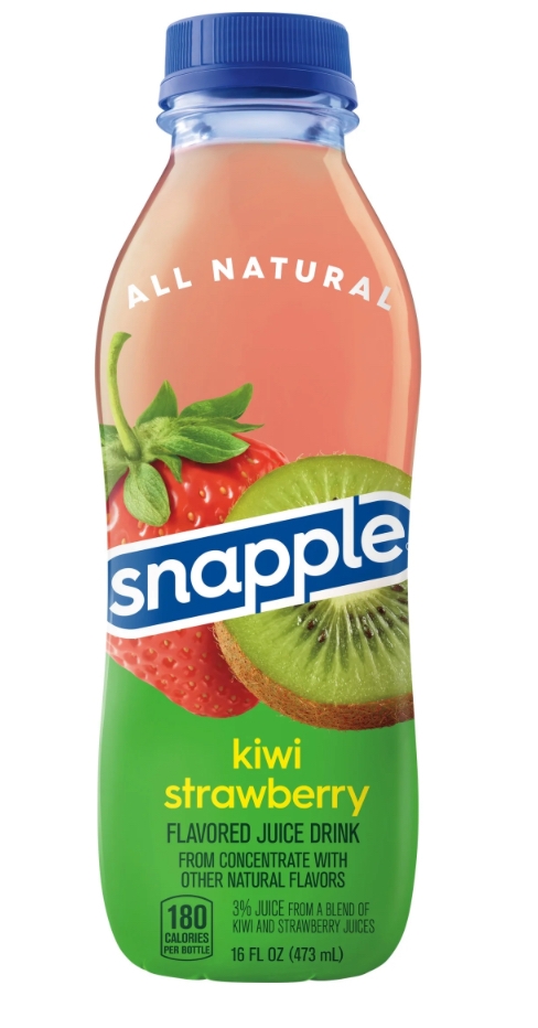 Snapple Kiwi Strawberry.