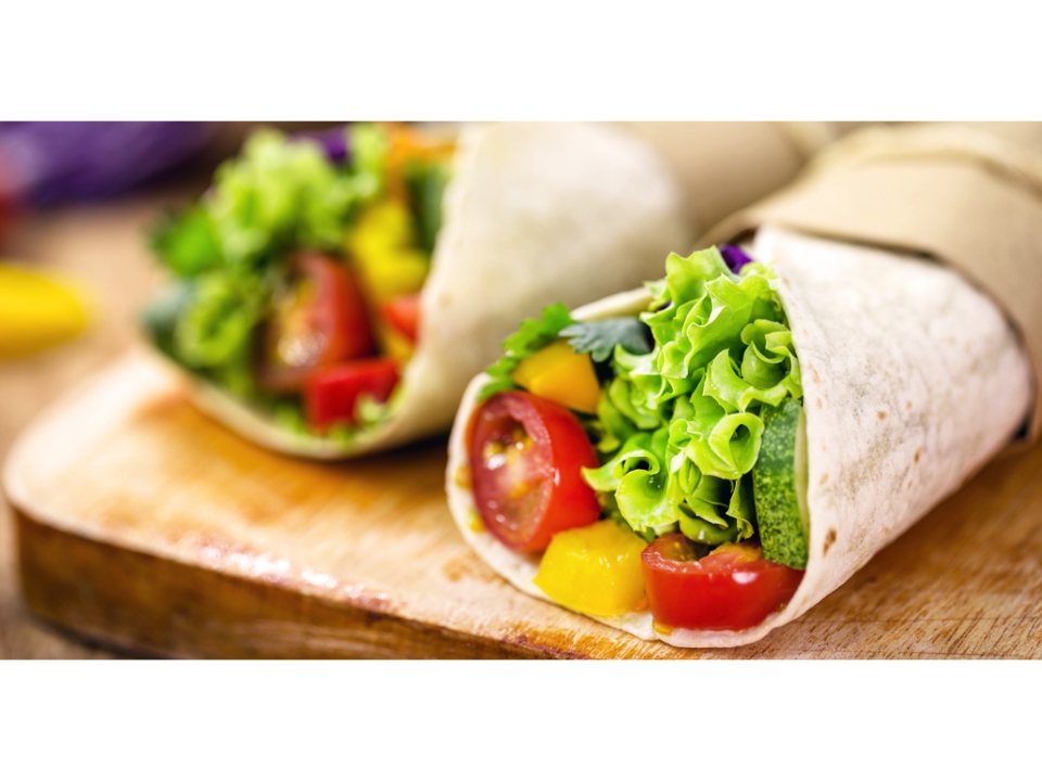Grilled Portobello Wrap.