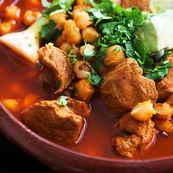 Pozole Rojo.