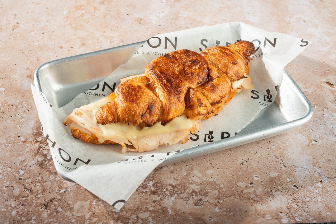 Toasted Turkey Croissant Sandwich.