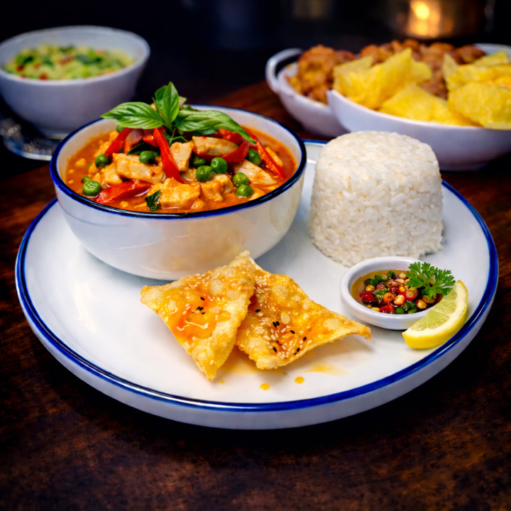 L-Pa Nang Curry + Rice.