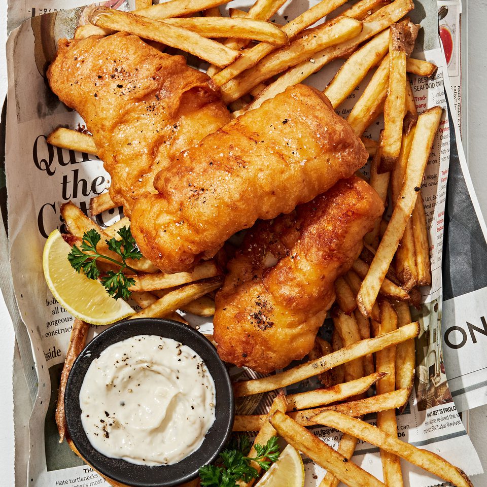 Cod Fish & Chips (3 pcs.).