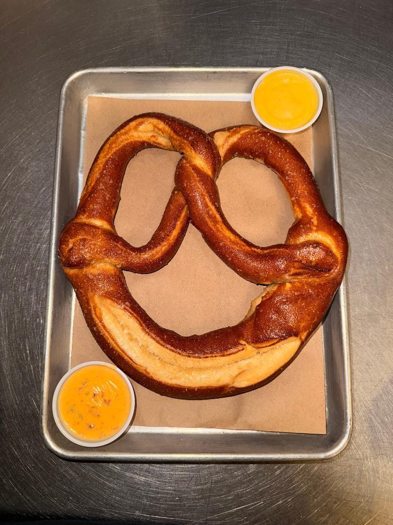 Giant Pretzel w/ Queso.
