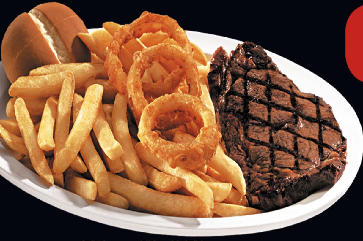 Ribeye Steak Dinner.