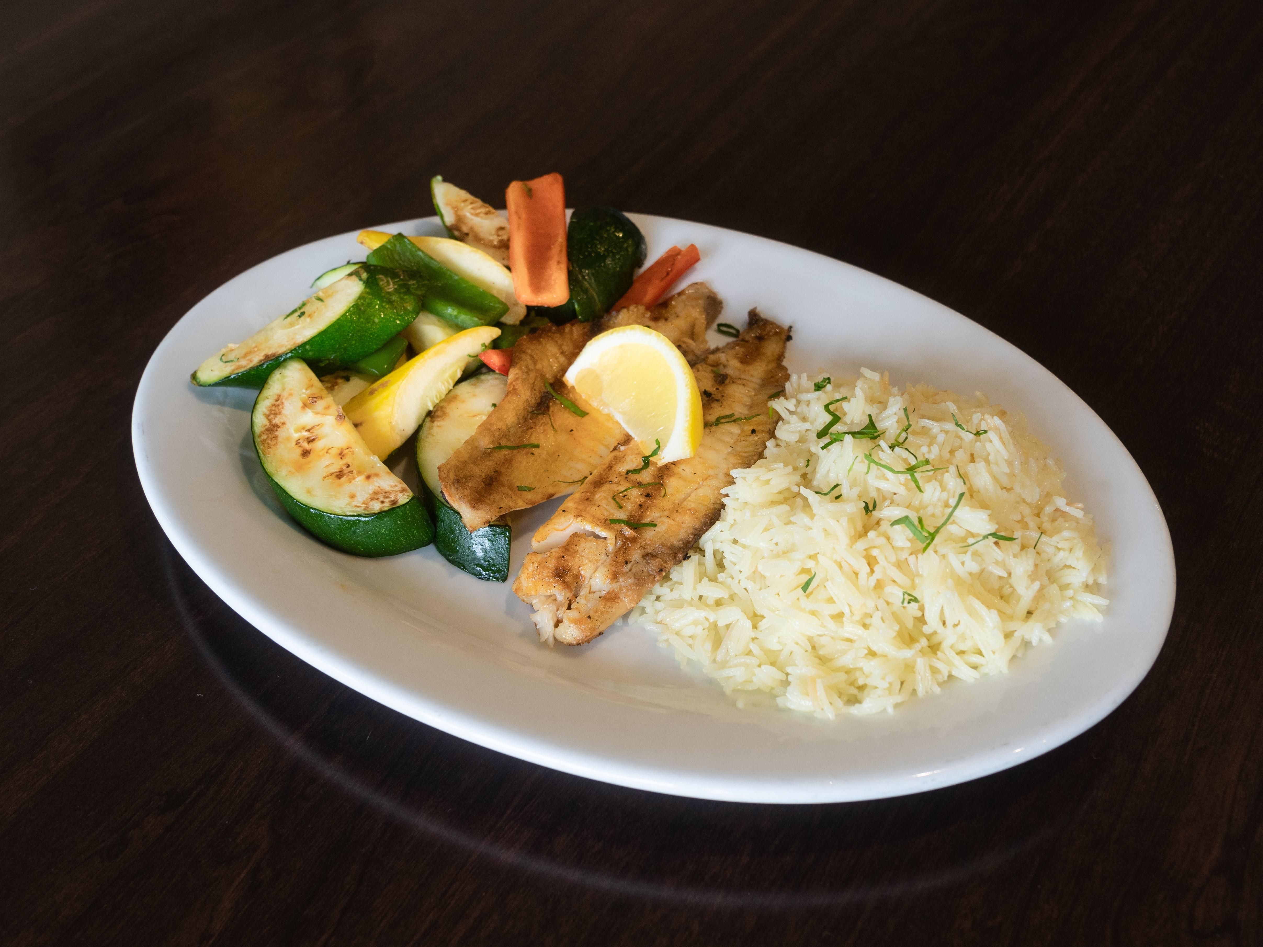 Grilled Tilapia Plate.