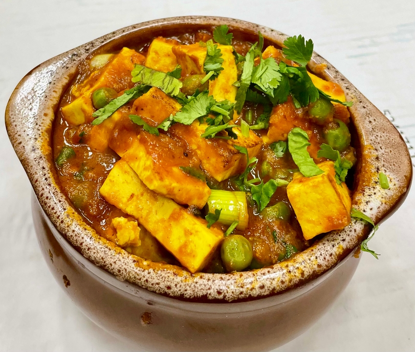 Tofu Matar Curry.