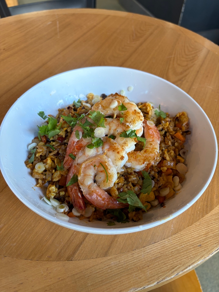 Shrimp Fried Coconut Rice.