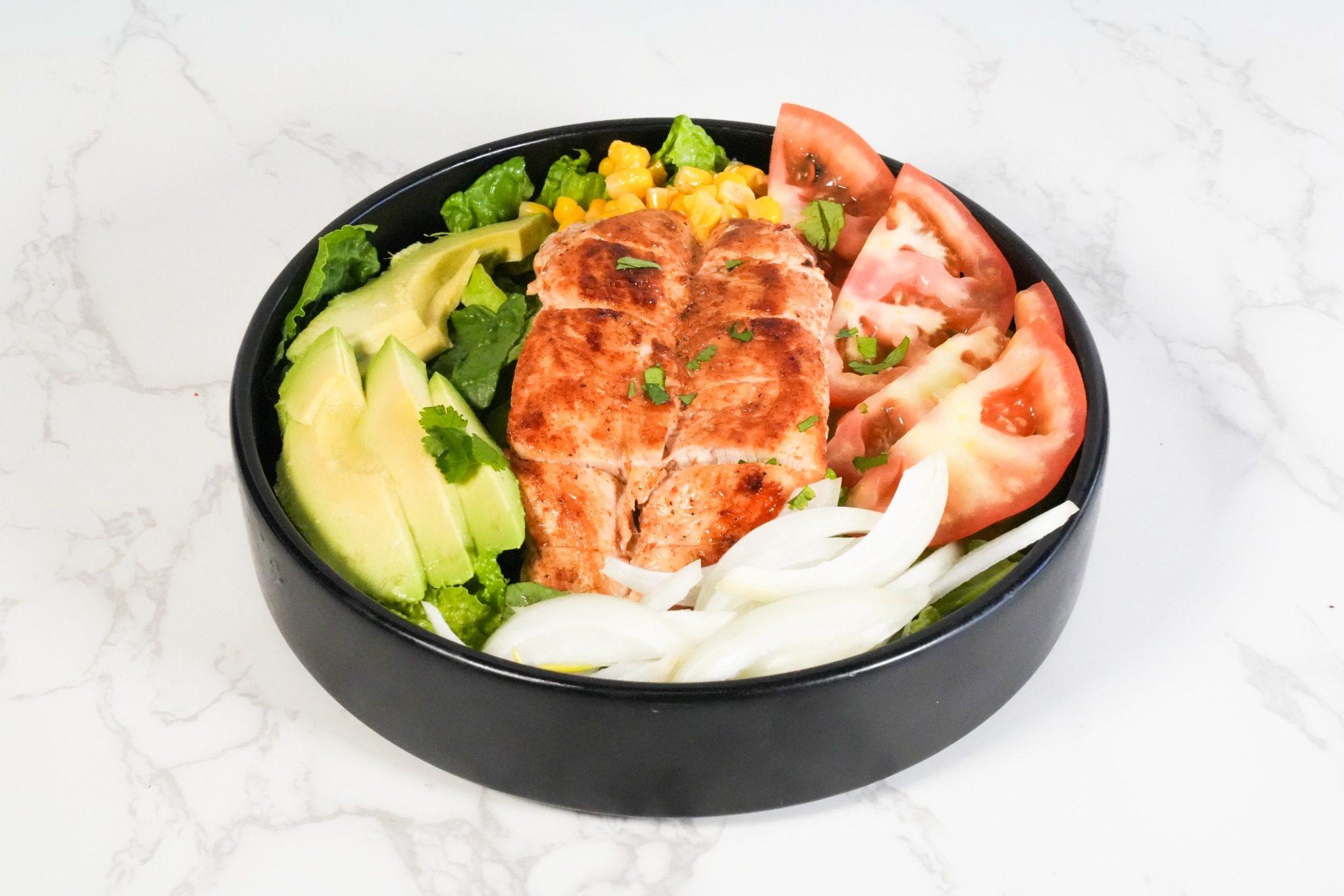 Grilled chicken lunch.