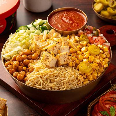 Spicy BBQ Paneer Bowl.
