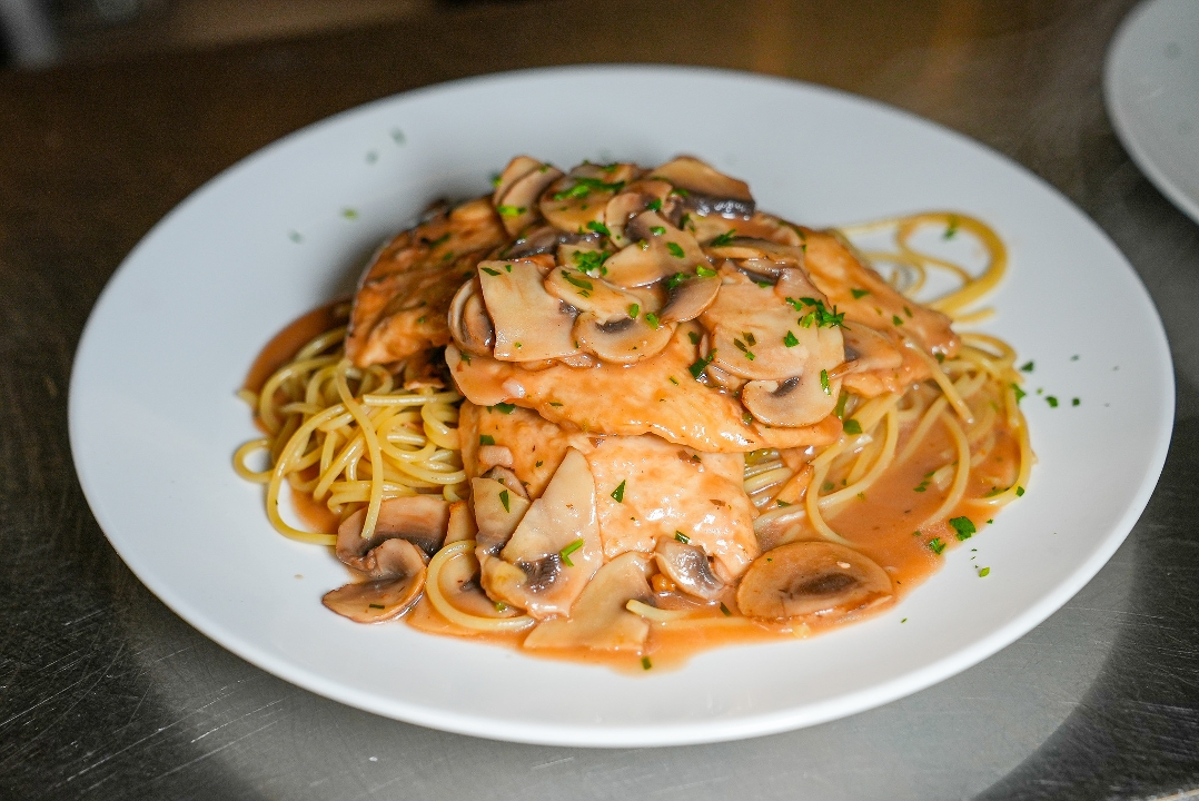 Full Tray Chicken Marsala.