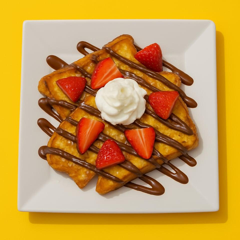 Nutella & Strawberry French Toast.