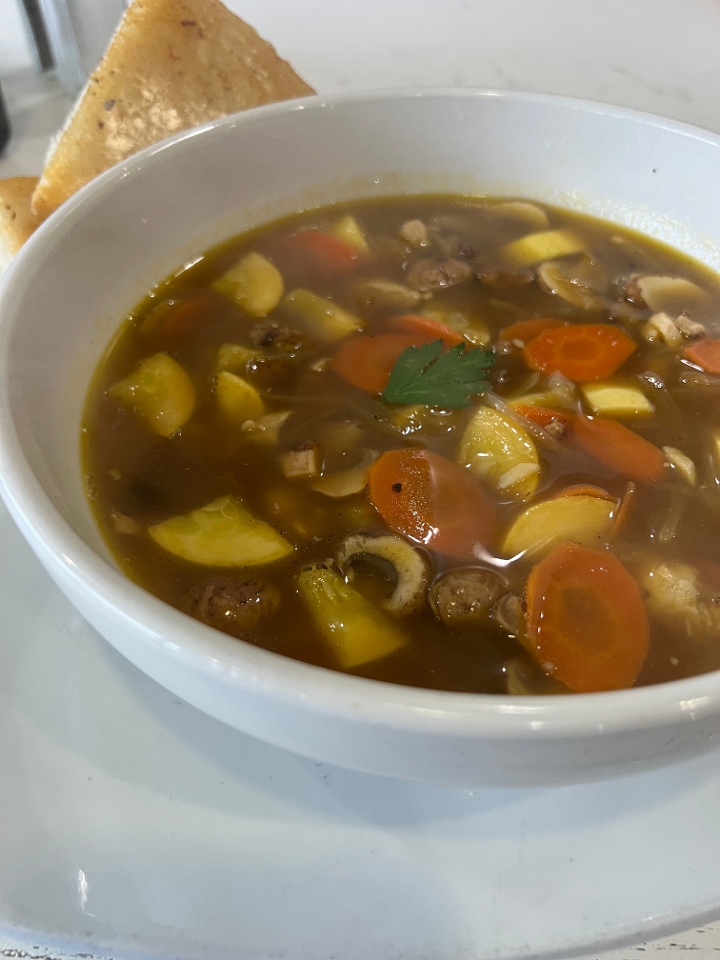 Bowl of Switch Chicken Soup.