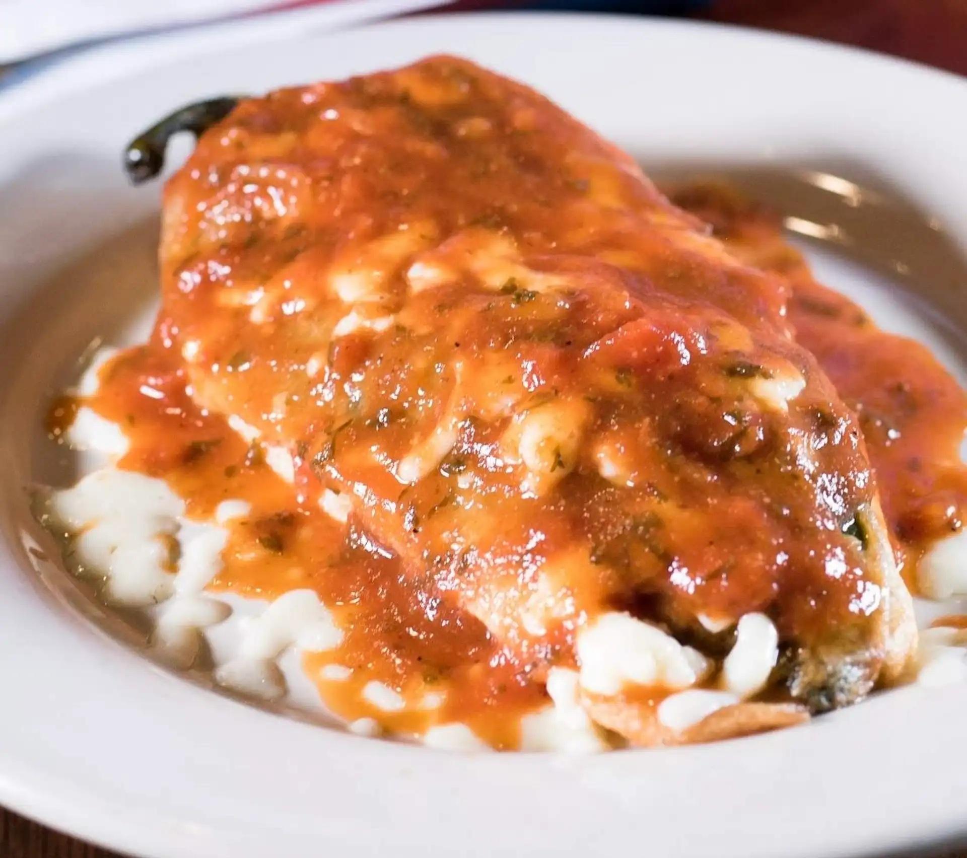 Beef Chile Relleno.
