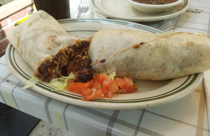 BBQ Rib Burrito.