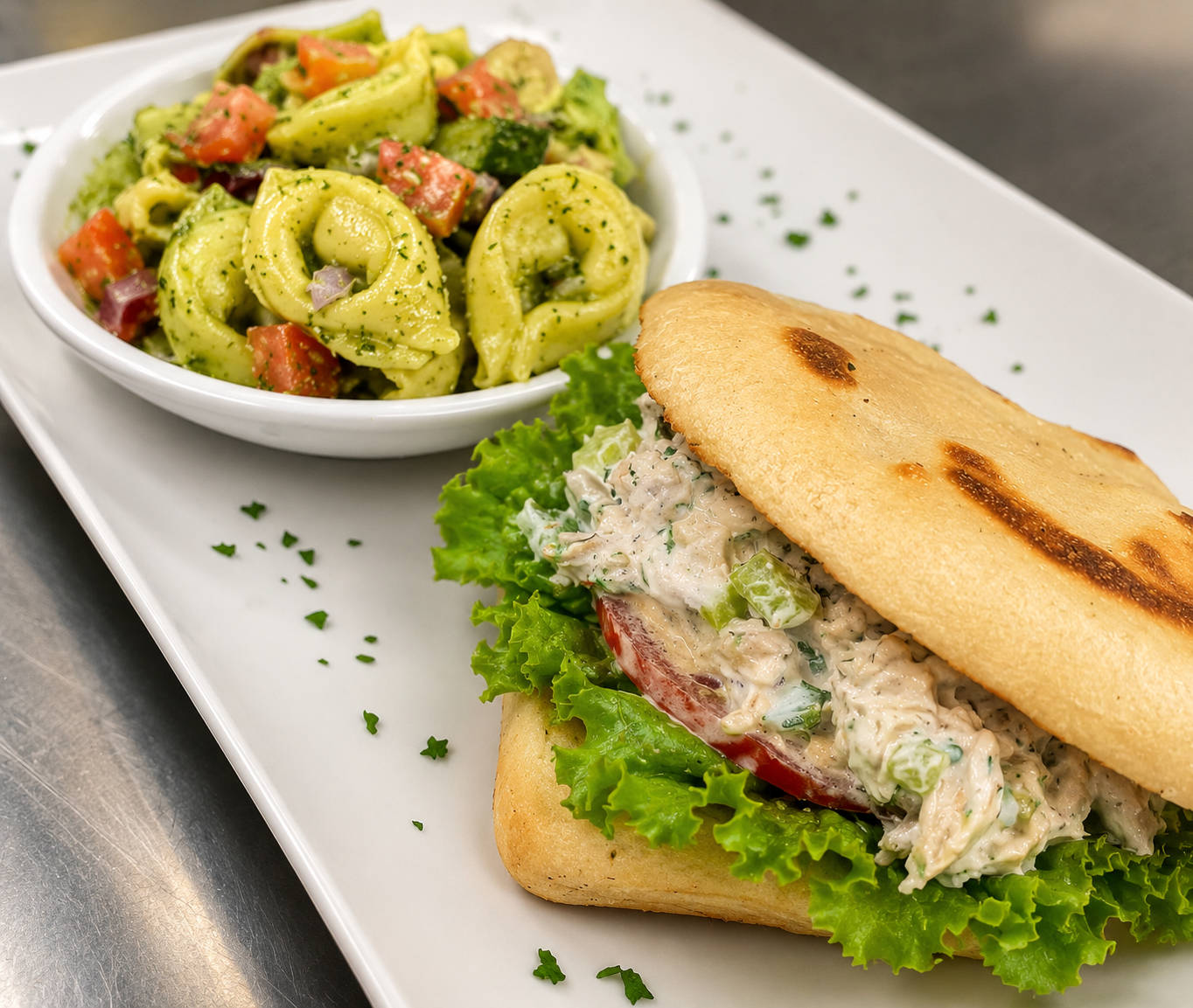 Half - Chicken Salad Focaccia.