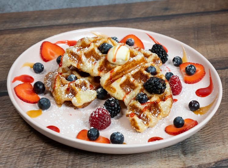Strawberry Delight Croffle.