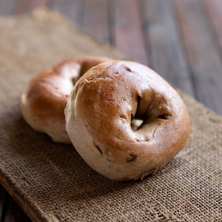 Cinnamon Raisin Bagel.
