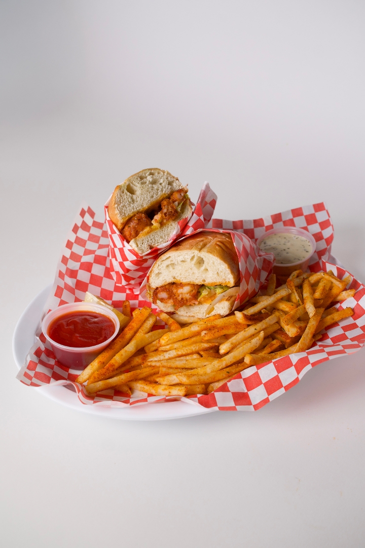 Fried Shrimp Po Boy.
