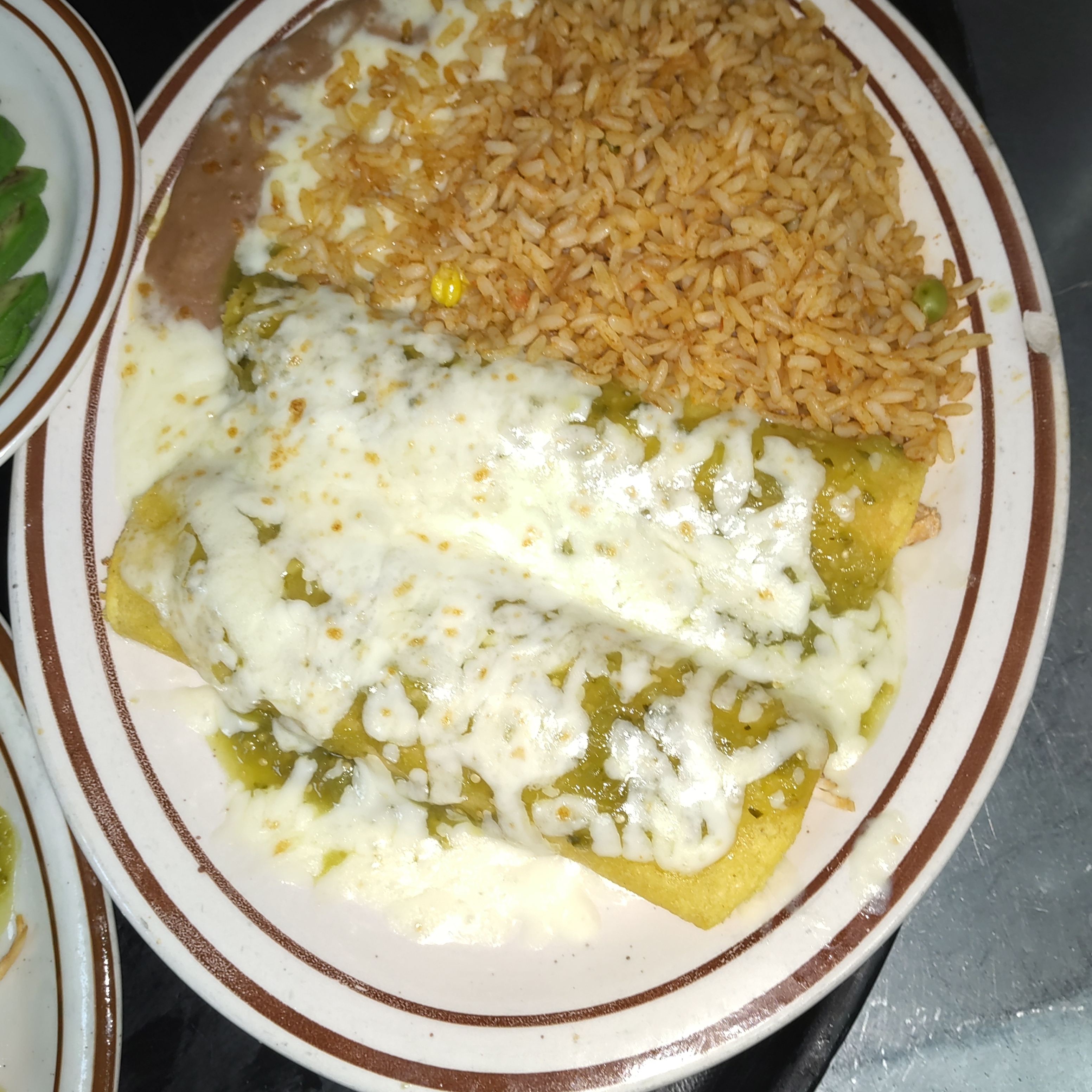 Salsa Verde Chicken Enchiladas 2.