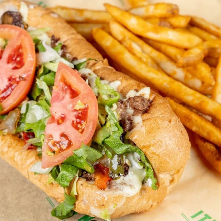 "HOLD UP! WAIT A MIN!" PHILLY CHEESESTEAK.