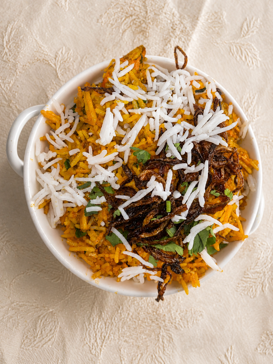Tandoori Chicken Tikka Biryani.