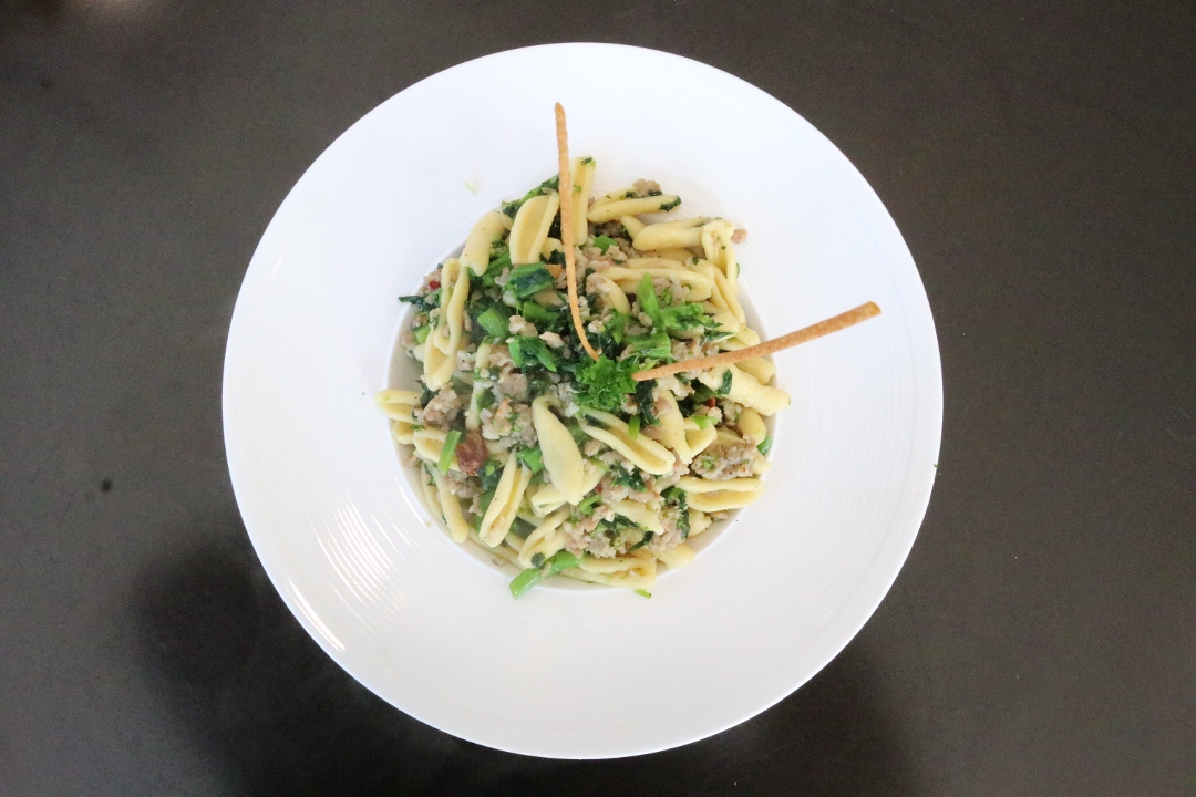 Cavatelli Broccoli Rabe & Sausage.