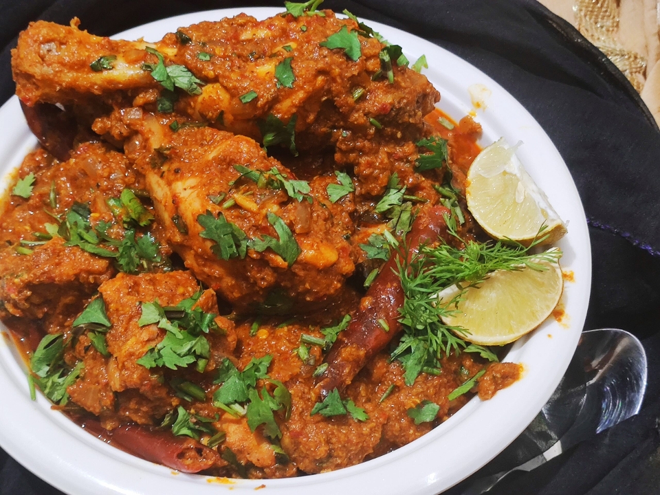 Guntur Chilli Chicken.
