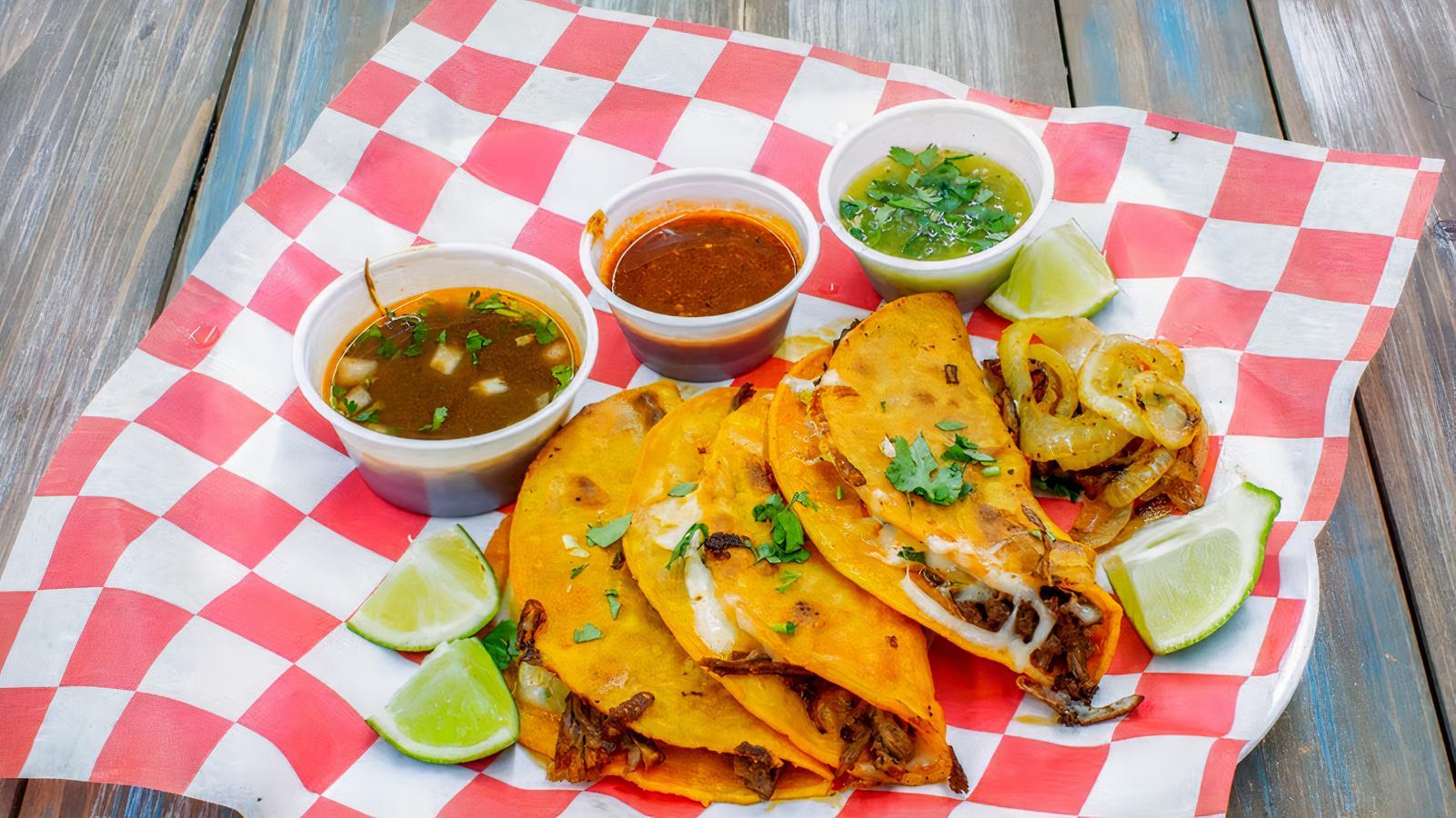 Mix & Match 3 Birria Tacos Special.