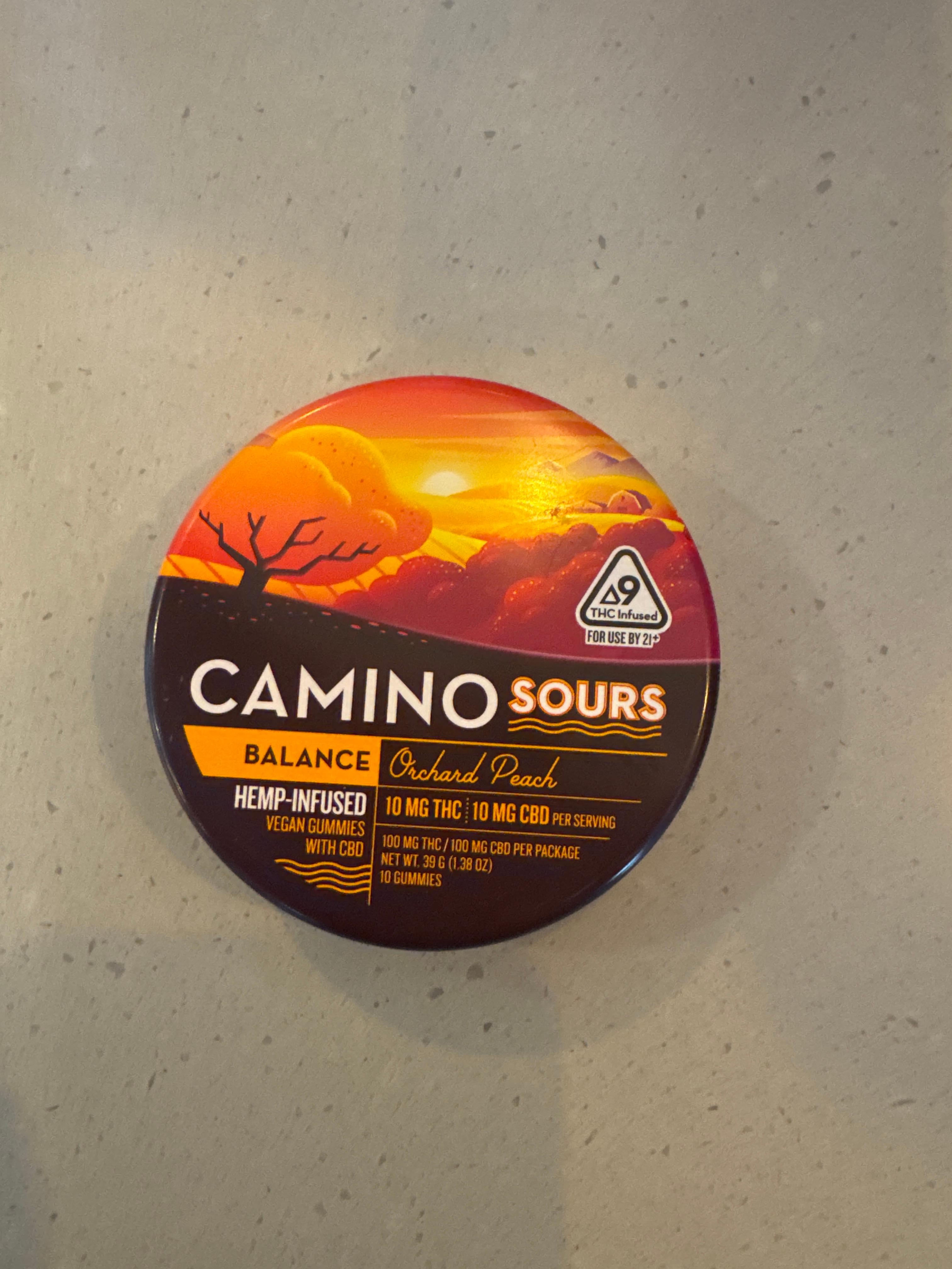 CAMINO SOURS ORCHARD PEACH.