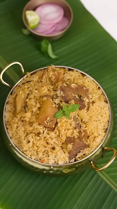 Thalapakattu Mutton Biryani.