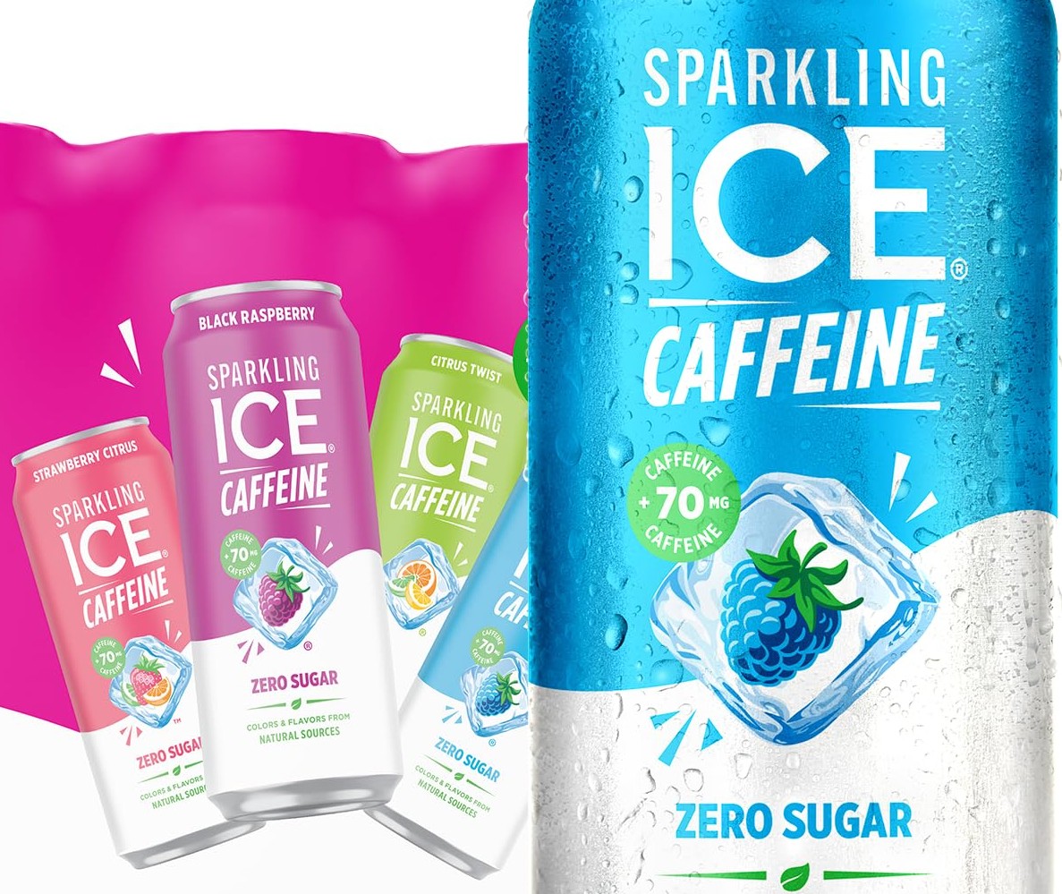 Sparkling Ice Caffeinated Can.