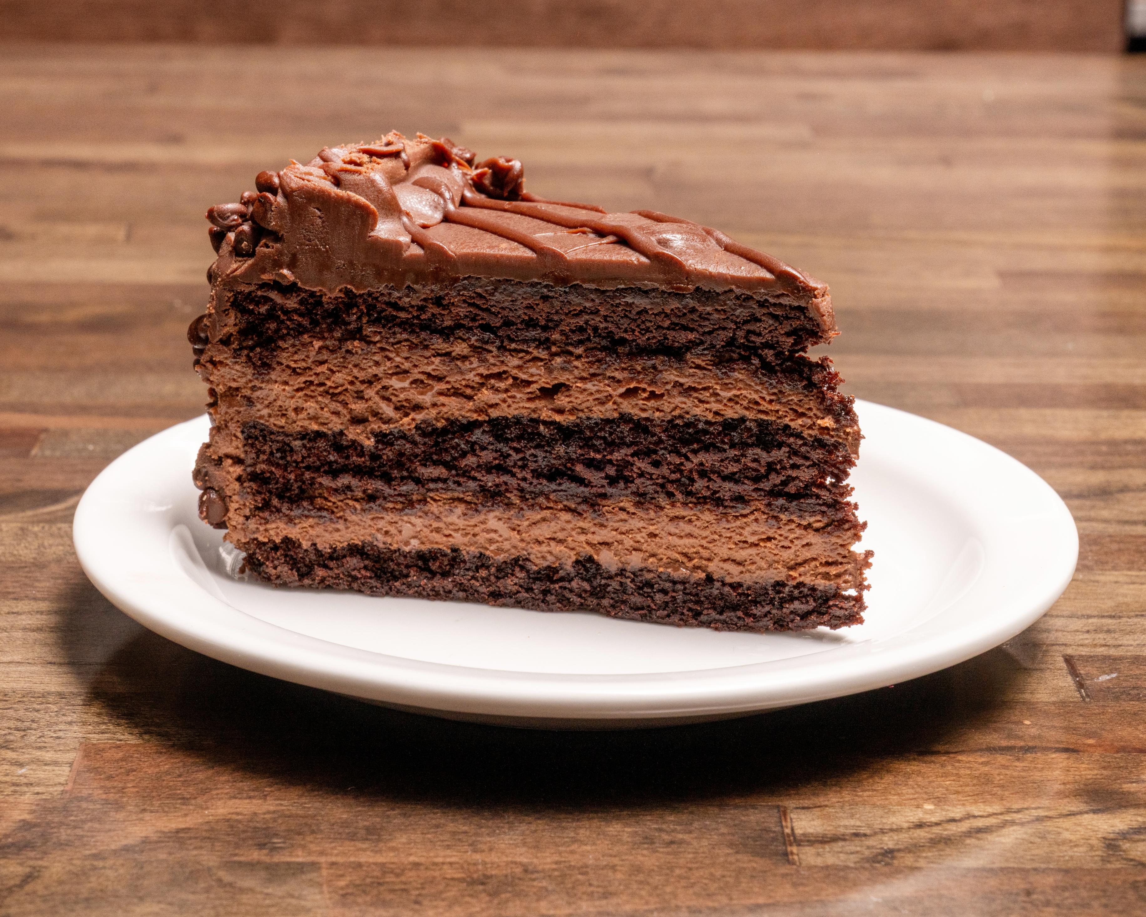 Chocolate Mousse Cake.