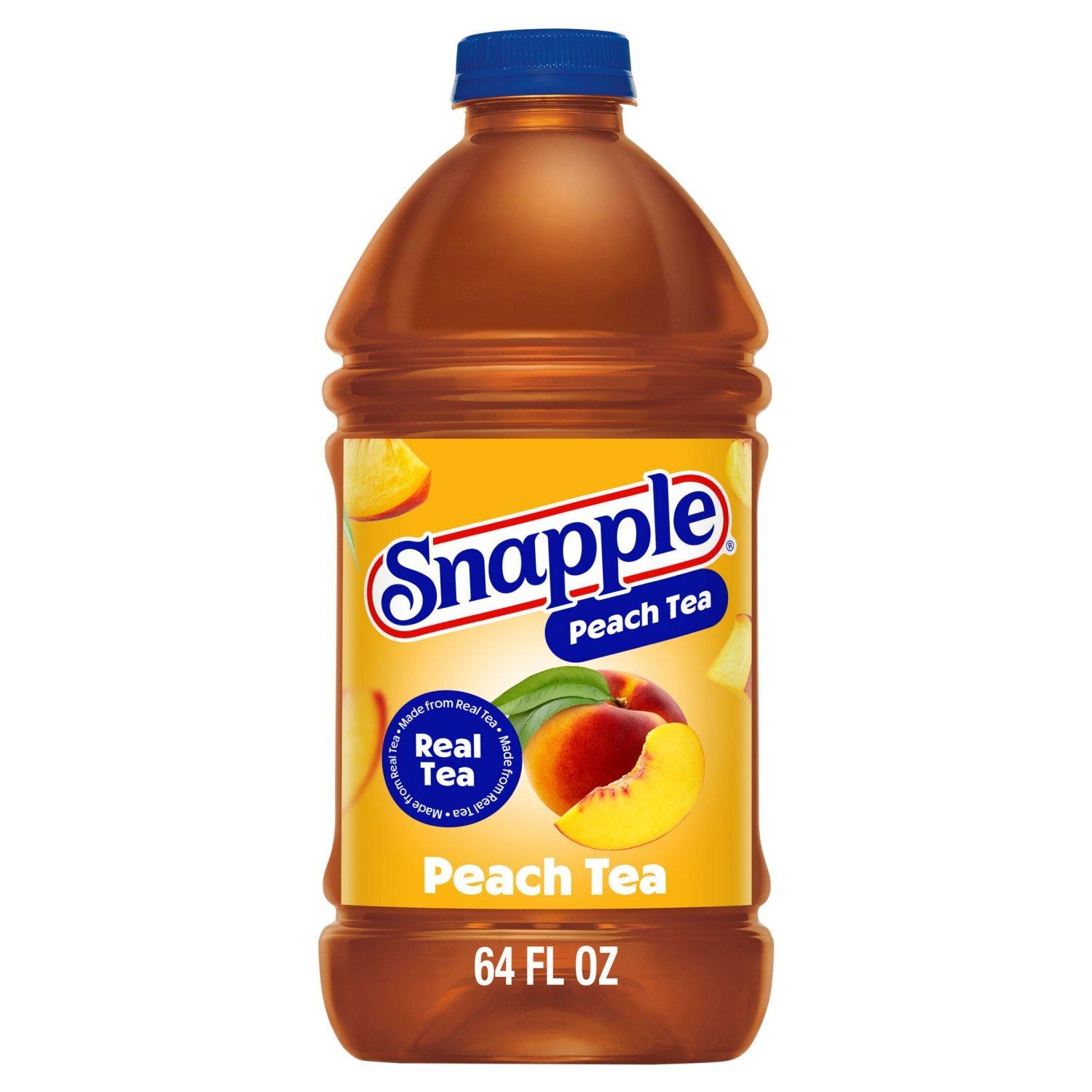 Regular Peach Snapple.
