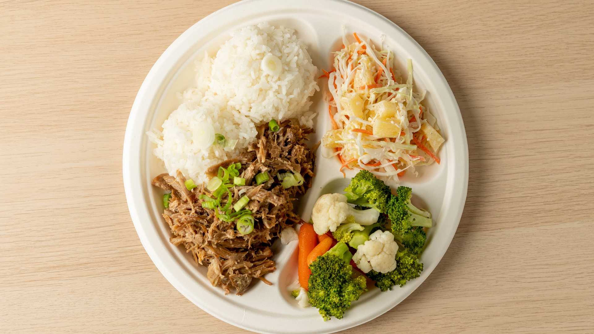 Kalua Pork Plate Lunch.