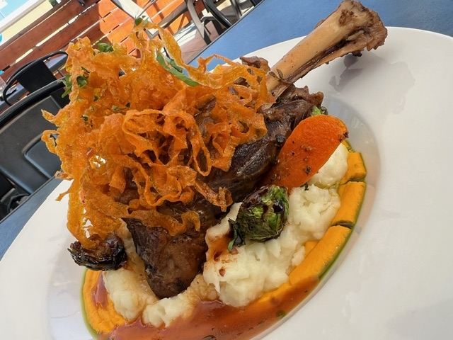 Braised Lamb Shank.